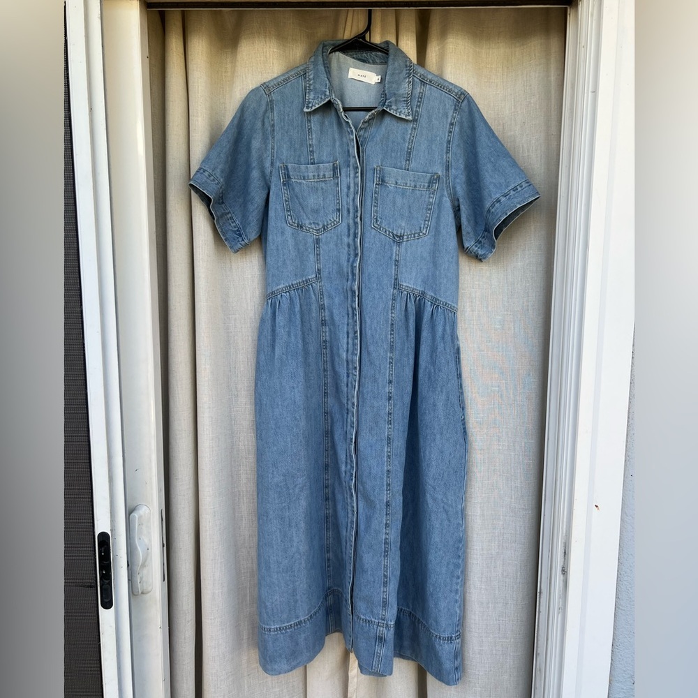 Denim Midi Dress